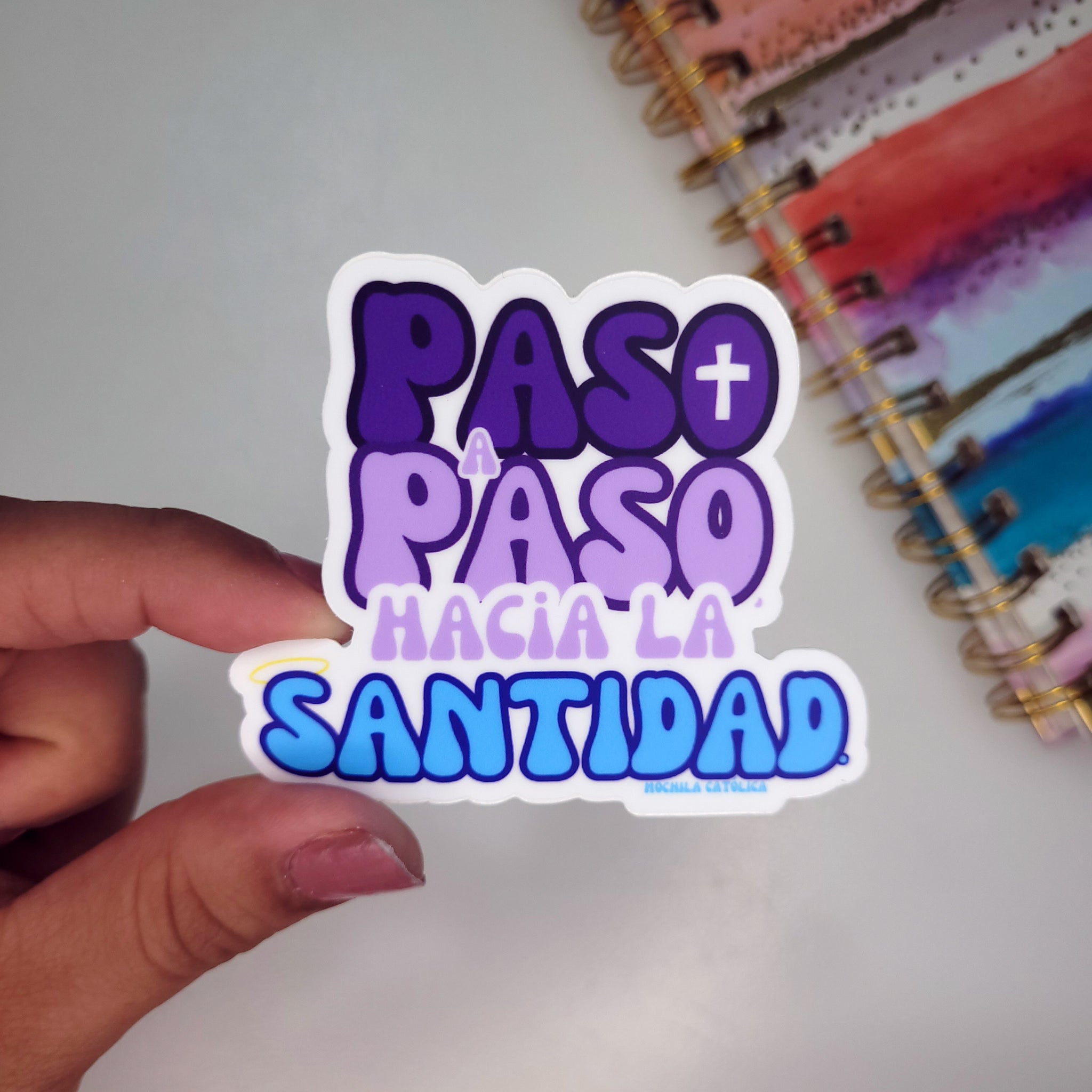 Sticker: Paso a paso hacia la Santidad