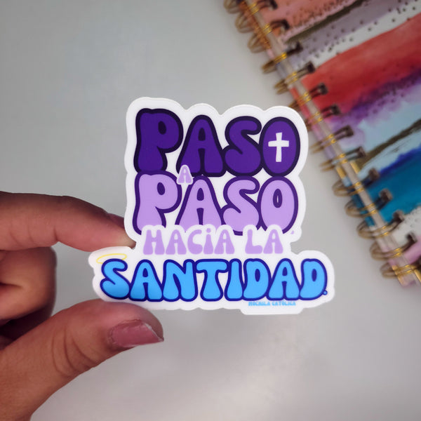 Sticker: Paso a paso hacia la Santidad