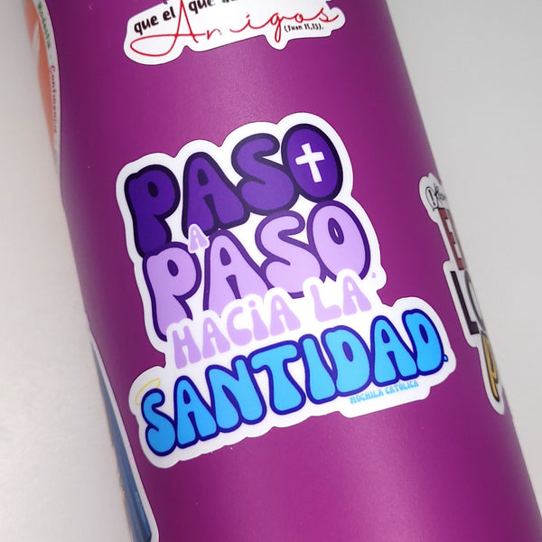 Sticker: Paso a paso hacia la Santidad