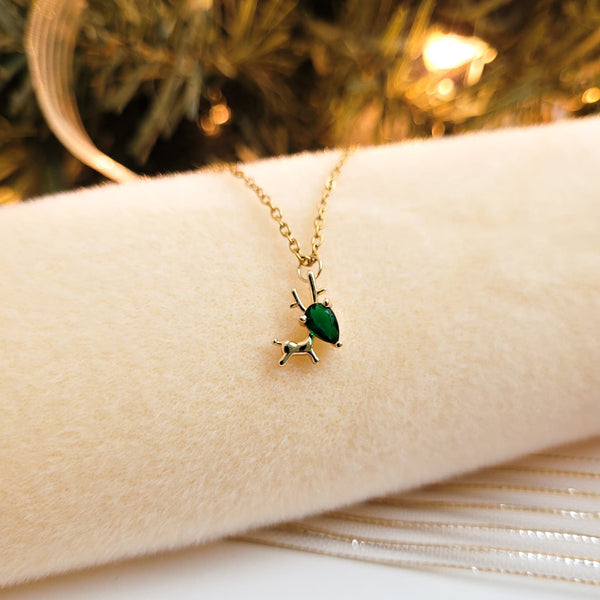 Cadena con Venado Verde