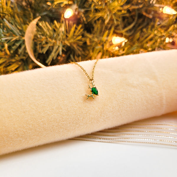 Cadena con Venado Verde