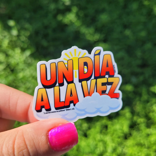 Sticker: Un día a la vez