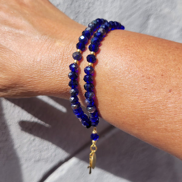 Pulsera Rosario en Cristal