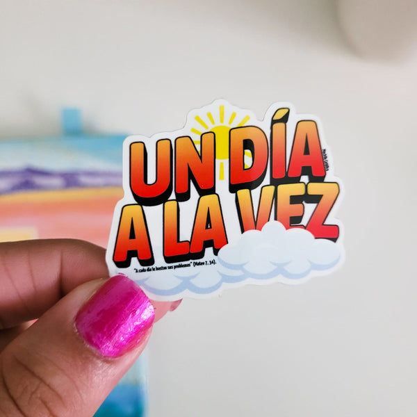Sticker: Un día a la vez