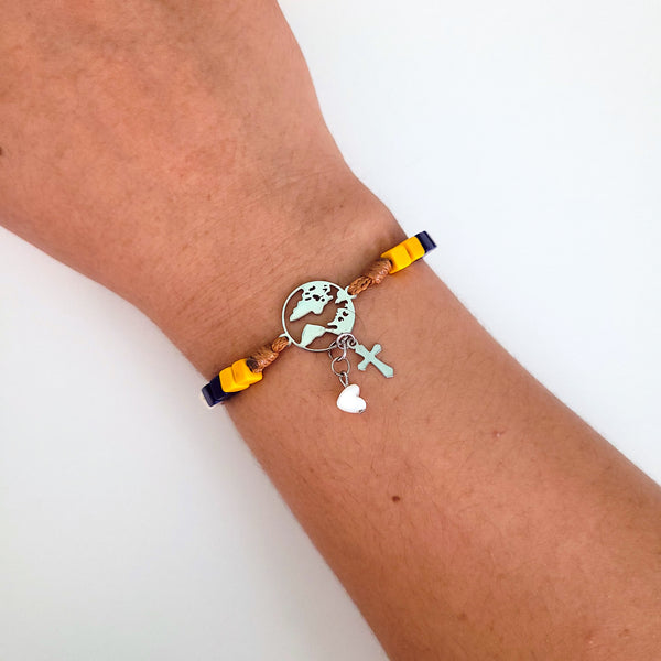 Pulsera: "La alegría es misionera" (rediseño)