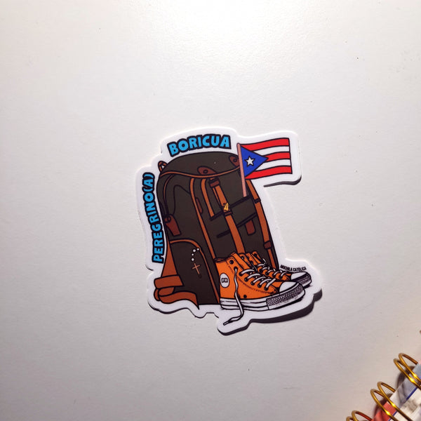 Sticker: Peregrino(a) Boricua